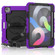 Shockproof Colorful Silicone + PC Protective Case with Holder & Shoulder Strap & Hand Strap & Pen Slot iPad Air 2022 / 2020 10.9  - Purple
