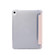 iPad Air 2022 / 2020 10.9 3-folding Electric Pressed Skin Texture Smart Leather Tablet Case  - Light Pink