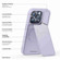 iPhone 15 Pro DUX DUCIS Rafi II Series MagSafe Magnetic Holder RFID Phone Case - Purple