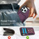 iPhone 15 Pro Elastic Card Bag Ring Holder Phone Case - Purple