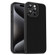 iPhone 15 Pro Max Carbon Fiber Textured Oil Spray PC + TPU Phone Case - Black