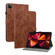 iPad Pro 12.9 2022 / 2021 / 2020 Tiger Pattern PU Tablet Case with Sleep / Wake-up Function - Brown