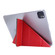 iPad Pro 12.9 2022 / 2021 Silk Texture Horizontal Deformation Flip Leather Tablet Case with Holder - Red