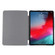 iPad Pro 12.9 2022 / 2021 Silk Texture Three-fold Horizontal Flip Leather Tablet Case with Holder & Pen Slot - Purple