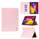 iPad Pro 11 2022 / 2021 / 2020 Elegant Rhombic Texture Horizontal Flip Leather Tablet Case - Pink