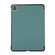 iPad Pro 11 2022 / 2021 3-folding Skin Texture Horizontal Flip TPU + PU Leather Tablet Case with Holder - Green