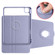 iPad Pro 11 2022 / Air 10.9 2022 Acrylic 360 Rotation Detachable Leather Tablet Case - Lavender Purple