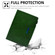 iPad Pro 11 2022/2021/2020 / Air 10.9 2022 / 2020 Suede Cross Texture Magnetic Clasp Leather Tablet Case - Green