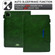 iPad Pro 11 2022/2021/2020 / Air 10.9 2022 / 2020 Suede Cross Texture Magnetic Clasp Leather Tablet Case - Green