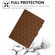 iPad Pro 11.0 2022 / Air 10.9 2022 Diamond Texture Embossed Leather Smart Tablet Case - Brown