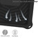 Spider King Silicone Protective Tablet Case iPad Pro 11 inch / Air 5 / Air 4 - Black
