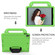 Diamond Texture Design EVA Children Shockproof Protective Case with Strap iPad 10.2 2021 / 2020 / 2019 / Pro 10.5 - Green+Black