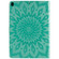 iPad 10.2 / Pro 10.5 / Air 2019 Pressed Printing Sun Flower Pattern Horizontal Flip Leather Case with Holder & Card Slots & Wallet - Green