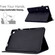 iPad 10.2 2019 / 2020 / Air 10.5 2019 Rhombus Embossed Leather Smart Tablet Case - Black