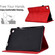 iPad 10.2 2019 / 2020 / Air 10.5 2019 Rhombus Embossed Leather Smart Tablet Case - Red