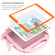 iPad 10.2 2019 / 2020 Octopus Style EVA + PC Tablet Case with Strap - Pink