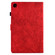 iPad 10.2 2019 2020 / iPad 10.5 2017 2019 Fortune Tree Pressure Flower PU Tablet Case with Wake-up / Sleep Function - Red