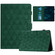 iPad 10.2 2021 / 2020 / 10.5 2019 Diamond Texture Embossed Leather Smart Tablet Case - Green