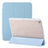 iPad 10.2 2021 / 2020 / 10.5 3-Fold Lock Buckle Leather Smart Tablet Case - Sky Blue