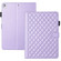 iPad 10.2 2021 / 2020 / 10.5 Rhombus Lattice Leather Smart Tablet Case - Purple