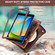 iPad 10.2 2021 / 2020 / 2019 Rotation Holder Silicone Hybrid PC Tablet Case - Chocolate