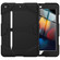 iPad 10.2 2021 / 2020 / 2019 Shockproof Colorful Silicone + PC Protective Case with Holder & Pen Slot - Black