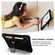 iPad 10.2 2021 / 2020 / 2019 Shockproof Colorful Silicone + PC Protective Case with Holder & Shoulder Strap & Hand Strap & Pen Slot - Black