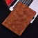 iPad 10.2 2021 / Air 10.5 Lily Embossed Leather Smart Tablet Case - Brown