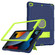 iPad 10.2 2021 Contrast Color Robot Shockproof Silicone + PC Tablet Case - Navy Blue Yellow Green