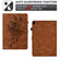 Peony Butterfly Embossed Leather Smart Tablet Case iPad 10.2 2020/2019 / Air 10.5 2019 - Brown