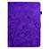 iPad 10.9 2022 Fortune Tree Pressure Flower PU Tablet Case with Wake-up / Sleep Function - Purple