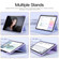 iPad 10th Gen 10.9 2022 2-Fold Clear Acrylic Leather Tablet Case - Light Purple