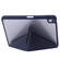 iPad 10th Gen 10.9 2022 Deformation Transparent Acrylic Leather Tablet Case - Navy Blue