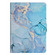 iPad 10th Gen 10.9 2022 Marble Pattern Leather Smart Tablet Case - Blue