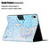 iPad 10th Gen 10.9 2022 Marble Pattern Leather Smart Tablet Case - Blue