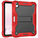 iPad 10th Gen 10.9 2022 Silicone + PC Shockproof Tablet Case - Red+Black