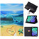 iPad 10th Gen 10.9 2022 Voltage Texture Color Painting Leather Tablet Case - Blue Beach