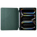 iPad Pro 13 2024 Multi-folding TPU Leather Smart Tablet Case with Pen Slot - Pine Green