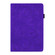 iPad Pro 13 2024 Calf Texture Embossed Leather Tablet Case - Purple