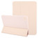 iPad Air 13 2024 GEBEI 3-folding Holder Shockproof Flip Leather Tablet Case - Pink