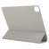 iPad Air 13 2024 / Pro 12.9 2020 Active Buckle Magnetic PU Leather Tablet Case With Holder & Sleep / Wake-up Function - Grey