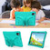 iPad Pro 11 2024 Butterfly Bracket EVA Shockproof Tablet Case - Mint Green