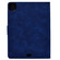 iPad Pro 11 2024 Cowhide Texture Leather Smart Tablet Case - Blue