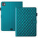 iPad Pro 11 2024 Rhombus Lattice Leather Smart Tablet Case - Dark Green