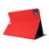 iPad Pro 11 2024 Stretch Voltage Plain Leather Smart Tablet Case - Red