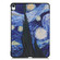 iPad Air 11 2024 Custer Painted 3-Fold Holder Smart Leather Tablet Case - Starry Sky