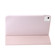 iPad Air 11 2024 Three-fold Holder Flip Tablet Leather Case - Light Pink