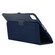 iPad Air 11 2024 Litchi Texture Solid Color Leather Tablet Case - Dark Blue