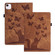 iPad Air 11 2024 / Pro 11 2021 / 2020 Butterfly Cat Embossing Leather Tablet Case - Brown