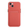 iPhone 14 Plus Card Slot Design Shockproof TPU Phone Case - Plum Red